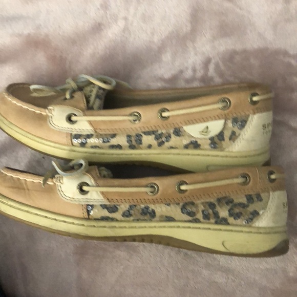 Sperry Topsider Leopard Sequin Boatshoe - Picture 5 of 7